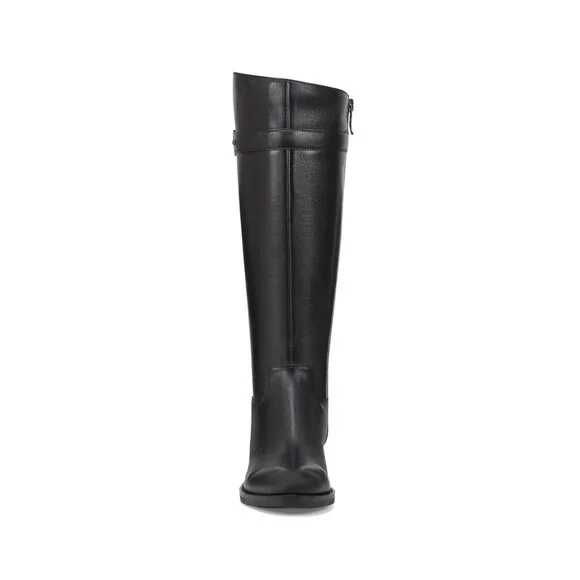 Black Leather Knee High Riding Boots Easy Spirit Aubrey Size 9.5 Wide - Picture 6 of 9